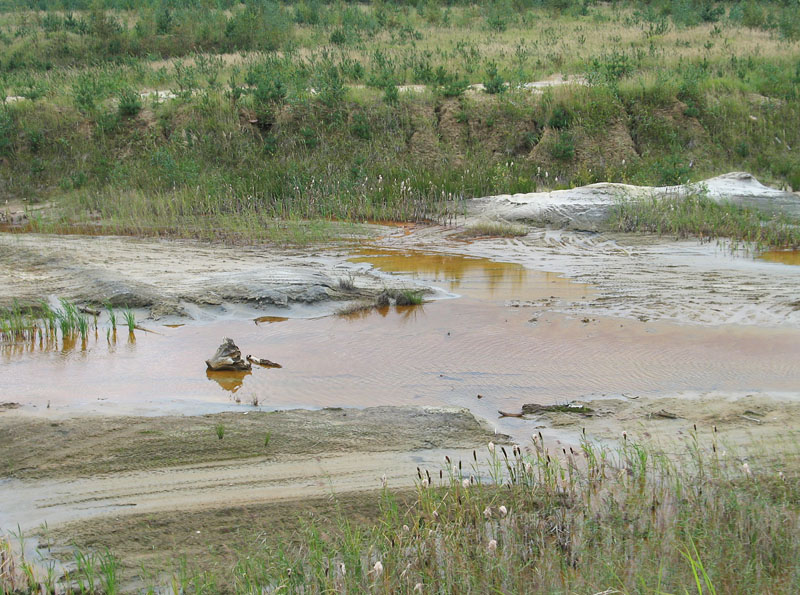 Лопатинский рудник - красная вода
