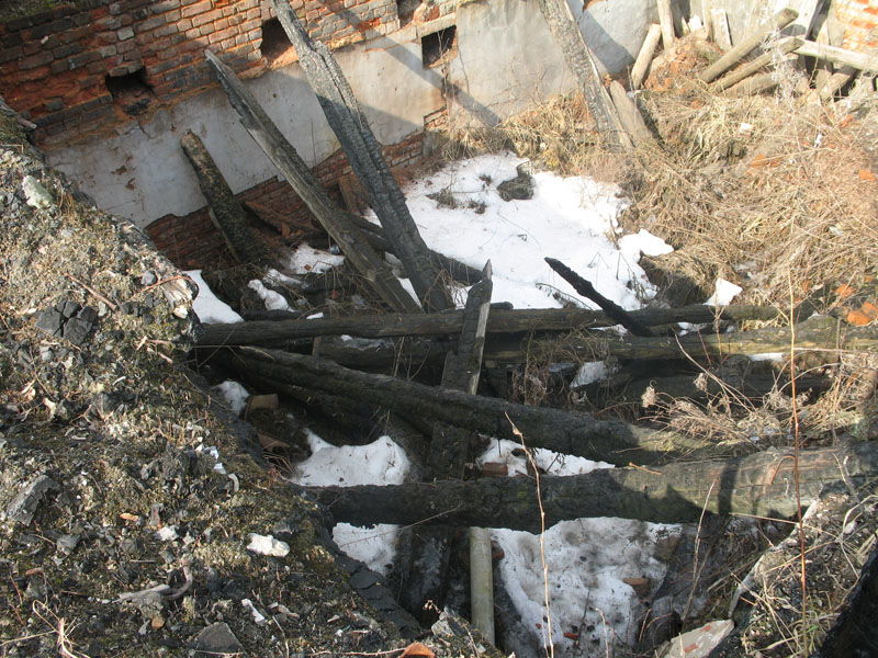 Сгоревшая усадьба в Красково