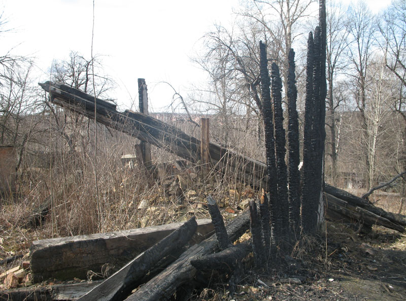 Сгоревшая усадьба в Красково