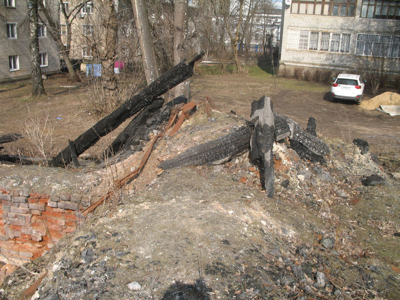 Сгоревшая усадьба в Красково